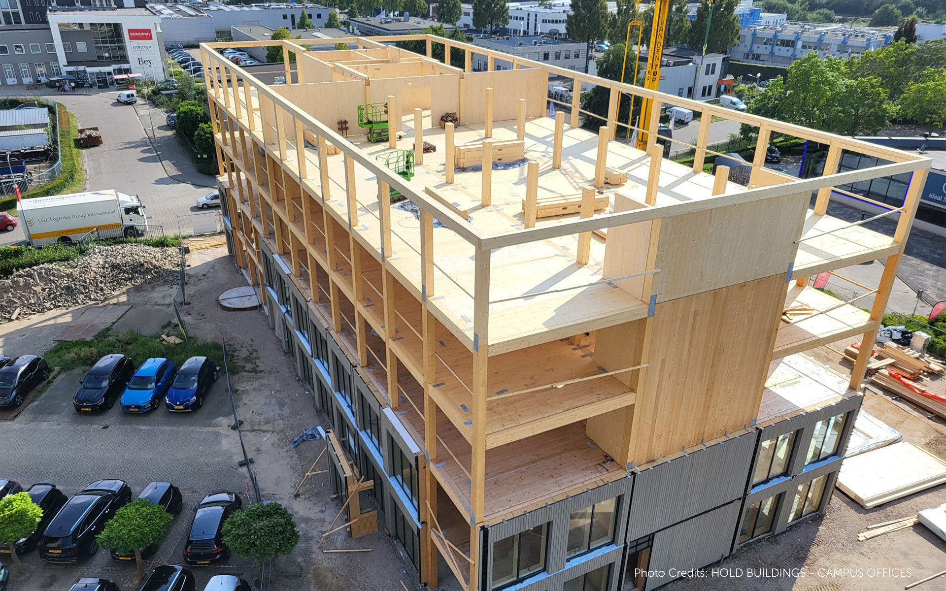 Prefabricated modular buildings - Campus Hambaken